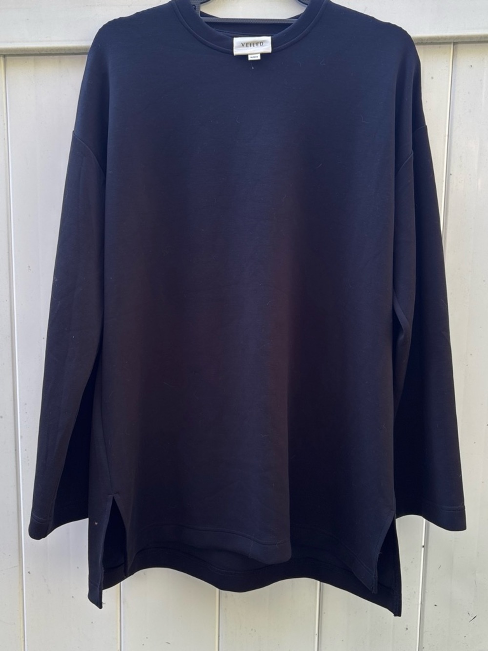 Veiled collection black shirt